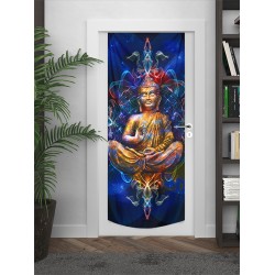 Blue Buddha Kapı Örtüsü 75x200 cm Blue Buddha Kapı Örtüsü 75x200 cm