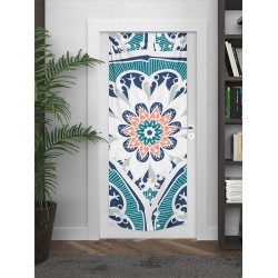 Dikey Mandala Kapı Örtüsü 75x200 cm Dikey Mandala Kapı Örtüsü 75x200 cm