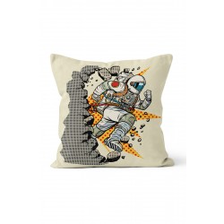 K-123 Astronaut Run Çift Tarafı Baskılı Kırlent Kılıfı K-123 Astronaut Run Çift Tarafı Baskılı Kırlent Kılıfı