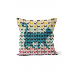 K-162 Cat Pattern Çift Tarafı Baskılı Kırlent Kılıfı K-162 Cat Pattern Çift Tarafı Baskılı Kırlent Kılıfı