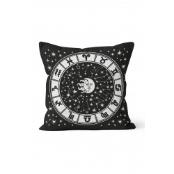 K-179 Dark Horoscope Circle Çift Tarafı Baskılı Kırlent Kılıfı K-179 Dark Horoscope Circle Çift Tarafı Baskılı Kırlent Kılıfı