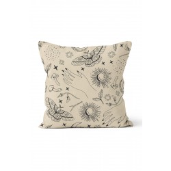 K-192 Ezoterik Çizimler Çift Tarafı Baskılı Kırlent Kılıfı K-192 Ezoterik Çizimler Çift Tarafı Baskılı Kırlent Kılıfı