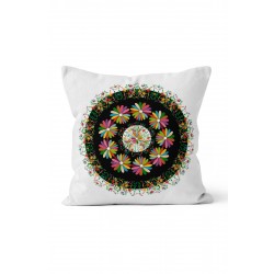 K-200 Flower Circular Çift Tarafı Baskılı Kırlent Kılıfı K-200 Flower Circular Çift Tarafı Baskılı Kırlent Kılıfı