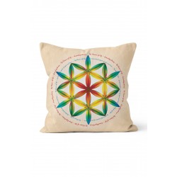 K-201 Flower Of Life Çift Tarafı Baskılı Kırlent Kılıfı K-201 Flower Of Life Çift Tarafı Baskılı Kırlent Kılıfı