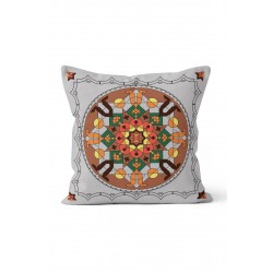 K-209 Geometrik Kubbe Desen Çift Tarafı Baskılı Kırlent Kılıfı K-209 Geometrik Kubbe Desen Çift Tarafı Baskılı Kırlent Kılıfı