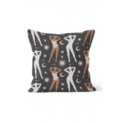 K-214 Gezegenler ve Kadınlar Çift Tarafı Baskılı Kırlent Kılıfı K-214 Gezegenler ve Kadınlar Çift Tarafı Baskılı Kırlent Kılıfı