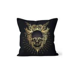 K-271 Lotus Skull Çift Tarafı Baskılı Kırlent Kılıfı K-271 Lotus Skull Çift Tarafı Baskılı Kırlent Kılıfı
