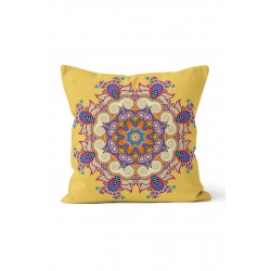 K-278 Mantra Mandala Çift Tarafı Baskılı Kırlent Kılıfı K-278 Mantra Mandala Çift Tarafı Baskılı Kırlent Kılıfı