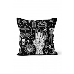 K-283 Mistik Kolaj Çift Tarafı Baskılı Kırlent Kılıfı K-283 Mistik Kolaj Çift Tarafı Baskılı Kırlent Kılıfı