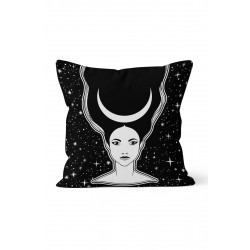 K-289 Moon Woman Çift Tarafı Baskılı Kırlent Kılıfı K-289 Moon Woman Çift Tarafı Baskılı Kırlent Kılıfı
