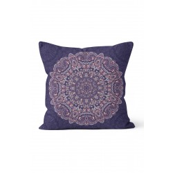 K-294 Mor Tribal Mandala Çift Tarafı Baskılı Kırlent Kılıfı K-294 Mor Tribal Mandala Çift Tarafı Baskılı Kırlent Kılıfı