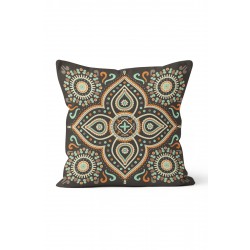 K-298 Mumbai Mandala Çift Tarafı Baskılı Kırlent Kılıfı K-298 Mumbai Mandala Çift Tarafı Baskılı Kırlent Kılıfı