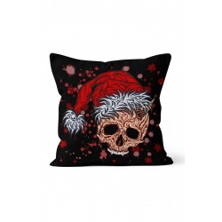 K-305 Noel Kurukafa Çift Tarafı Baskılı Kırlent Kılıfı K-305 Noel Kurukafa Çift Tarafı Baskılı Kırlent Kılıfı