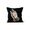 K-325 Praying Metal Hand Çift Tarafı Baskılı Kırlent Kılıfı