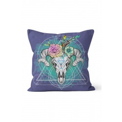 K-334 Ram Head Çift Tarafı Baskılı Kırlent Kılıfı K-334 Ram Head Çift Tarafı Baskılı Kırlent Kılıfı