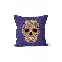 K-361 Skull Color Çift Tarafı Baskılı Kırlent Kılıfı K-361 Skull Color Çift Tarafı Baskılı Kırlent Kılıfı