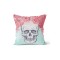 K-367 Soft Skull Çift Tarafı Baskılı Kırlent Kılıfı