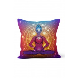 K-380 Sun Yoga Girl Çift Tarafı Baskılı Kırlent Kılıfı K-380 Sun Yoga Girl Çift Tarafı Baskılı Kırlent Kılıfı