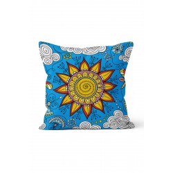 K-382 Sunny Day Mandala Çift Tarafı Baskılı Kırlent Kılıfı K-382 Sunny Day Mandala Çift Tarafı Baskılı Kırlent Kılıfı