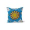 K-382 Sunny Day Mandala Çift Tarafı Baskılı Kırlent Kılıfı