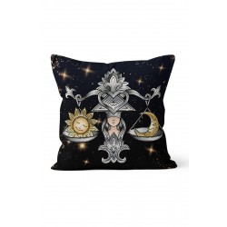 K-390 Terazi Burcu Çift Tarafı Baskılı Kırlent Kılıfı K-390 Terazi Burcu Çift Tarafı Baskılı Kırlent Kılıfı