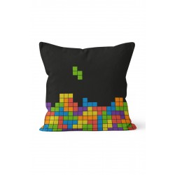 K-391 Tetris Flat Çift Tarafı Baskılı Kırlent Kılıfı K-391 Tetris Flat Çift Tarafı Baskılı Kırlent Kılıfı