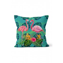 K-402 Tropikal Flamingo 2 Çift Tarafı Baskılı Kırlent Kılıfı K-402 Tropikal Flamingo 2 Çift Tarafı Baskılı Kırlent Kılıfı