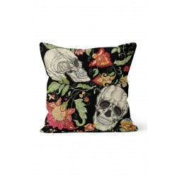 K-404 Tropikal Skull Çift Tarafı Baskılı Kırlent Kılıfı K-404 Tropikal Skull Çift Tarafı Baskılı Kırlent Kılıfı