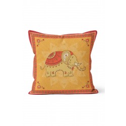 K-408 Turuncu Fil Mandala Çift Tarafı Baskılı Kırlent Kılıfı K-408 Turuncu Fil Mandala Çift Tarafı Baskılı Kırlent Kılıfı