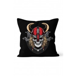 K-415 Viking Raven Vector Çift Tarafı Baskılı Kırlent Kılıfı K-415 Viking Raven Vector Çift Tarafı Baskılı Kırlent Kılıfı