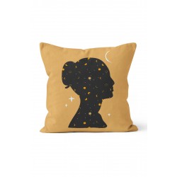 K-427 Yıldızlar Kadın Çift Tarafı Baskılı Kırlent Kılıfı K-427 Yıldızlar Kadın Çift Tarafı Baskılı Kırlent Kılıfı