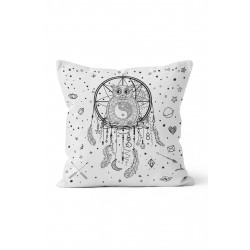 K-429 Yin Yang Baykuş Çift Tarafı Baskılı Kırlent Kılıfı K-429 Yin Yang Baykuş Çift Tarafı Baskılı Kırlent Kılıfı