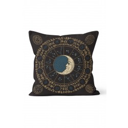 K-434 Zodiac Moon Çift Tarafı Baskılı Kırlent Kılıfı K-434 Zodiac Moon Çift Tarafı Baskılı Kırlent Kılıfı
