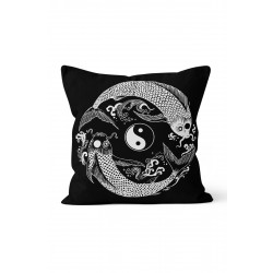 K-460 Yin Yang Koi Çift Tarafı Baskılı Kırlent Kılıfı K-460 Yin Yang Koi Çift Tarafı Baskılı Kırlent Kılıfı