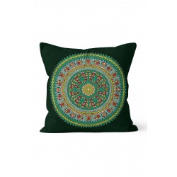 K-462 Yeşil Aztek Mandala Çift Tarafı Baskılı Kırlent Kılıfı K-462 Yeşil Aztek Mandala Çift Tarafı Baskılı Kırlent Kılıfı