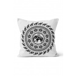 K-479 Siyah Beyaz Fil Çift Tarafı Baskılı Kırlent Kılıfı K-479 Siyah Beyaz Fil Çift Tarafı Baskılı Kırlent Kılıfı