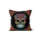 K-482 Skull Trip Çift Tarafı Baskılı Kırlent Kılıfı