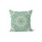 K-483 Soft Green Mandala Çift Tarafı Baskılı Kırlent Kılıfı