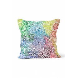 K-486 Riot Mandala Çift Tarafı Baskılı Kırlent Kılıfı K-486 Riot Mandala Çift Tarafı Baskılı Kırlent Kılıfı