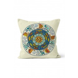 K-487 Sade Akvaryum Mandala Çift Tarafı Baskılı Kırlent Kılıfı K-487 Sade Akvaryum Mandala Çift Tarafı Baskılı Kırlent Kılıfı