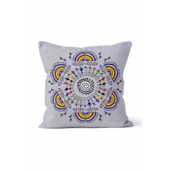 K-490 Renkli Sembol Mandala Çift Tarafı Baskılı Kırlent Kılıfı K-490 Renkli Sembol Mandala Çift Tarafı Baskılı Kırlent Kılıfı