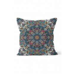 K-493 Rengarenk Etnik Mandala Çift Tarafı Baskılı Kırlent Kılıfı K-493 Rengarenk Etnik Mandala Çift Tarafı Baskılı Kırlent Kılıfı