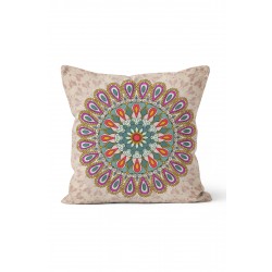 K-503 Peacock Mandala Çift Tarafı Baskılı Kırlent Kılıfı K-503 Peacock Mandala Çift Tarafı Baskılı Kırlent Kılıfı
