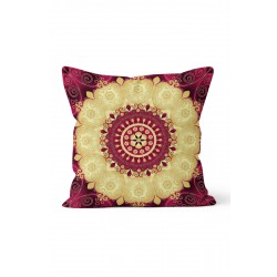 K-513 Palace Mandala Çift Tarafı Baskılı Kırlent Kılıfı K-513 Palace Mandala Çift Tarafı Baskılı Kırlent Kılıfı