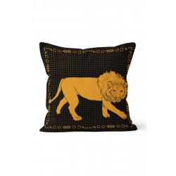 K-517 Orange Lion Çift Tarafı Baskılı Kırlent Kılıfı K-517 Orange Lion Çift Tarafı Baskılı Kırlent Kılıfı