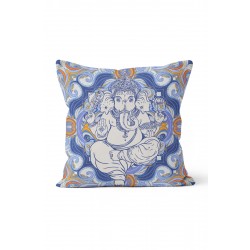 K-518 Ornate Ganesha Çift Tarafı Baskılı Kırlent Kılıfı K-518 Ornate Ganesha Çift Tarafı Baskılı Kırlent Kılıfı