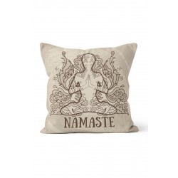 K-525 Namaste Çift Tarafı Baskılı Kırlent Kılıfı K-525 Namaste Çift Tarafı Baskılı Kırlent Kılıfı