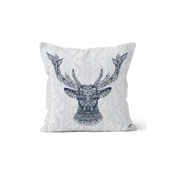 K-530 Minimal Geyik Çift Tarafı Baskılı Kırlent Kılıfı K-530 Minimal Geyik Çift Tarafı Baskılı Kırlent Kılıfı