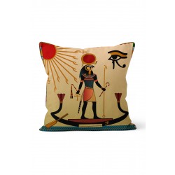 K-533 Mısır Tanrısı Çift Tarafı Baskılı Kırlent Kılıfı K-533 Mısır Tanrısı Çift Tarafı Baskılı Kırlent Kılıfı