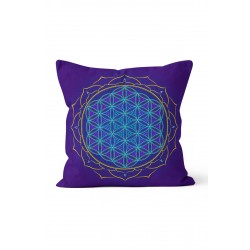 K-536 Mavi Yaşam Çiçeği Çift Tarafı Baskılı Kırlent Kılıfı K-536 Mavi Yaşam Çiçeği Çift Tarafı Baskılı Kırlent Kılıfı